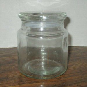 Canister With Lid NEW Express Glass Many Uses